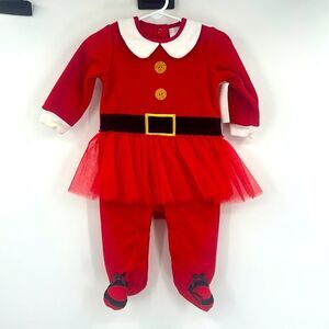 Baby Gear Fleece‎ Girls Christmas Outfit Sz 6-9m